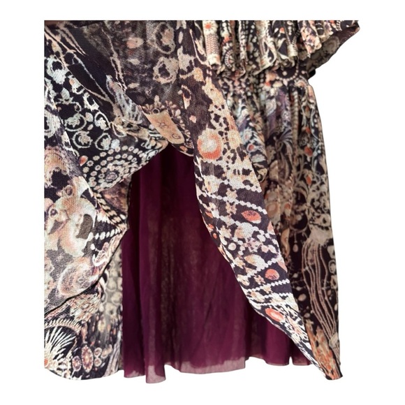 Jean Paul Gaultier Soleil Off The Shoulder Mini Dress Lined size M BabyDoll - Picture 4 of 8